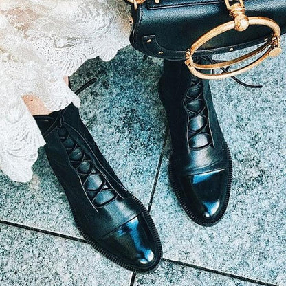 Heidi | Damen Klassische Orthopädische Lederstiefel