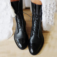 Silke | Damen Lässig Orthopädische Lederstiefel
