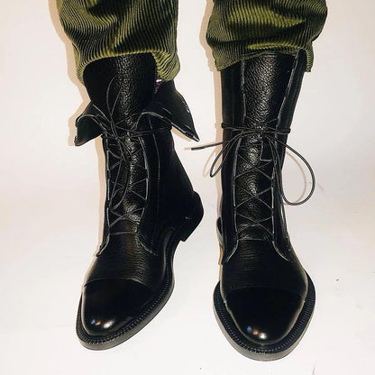 Heidi | Damen Klassische Orthopädische Lederstiefel