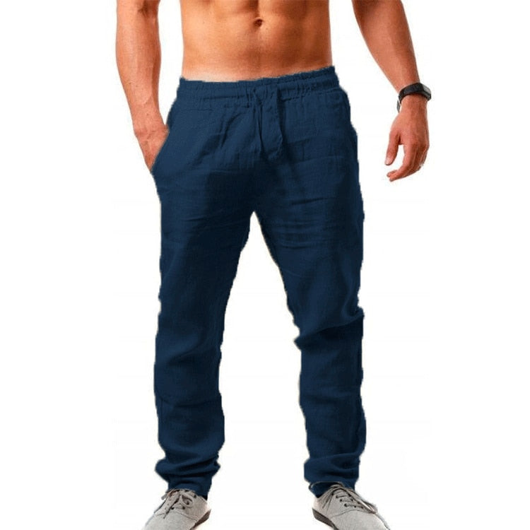 Herren Freizeithose mit Kordelzug | Bequeme Sommerhose