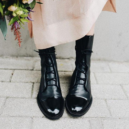 Heidi | Damen Klassische Orthopädische Lederstiefel