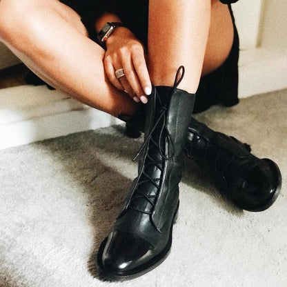 Heidi | Damen Klassische Orthopädische Lederstiefel