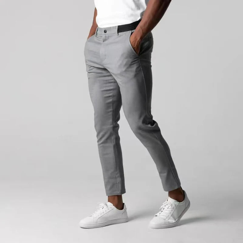 Herren Slim-fit Chino Hose mit Stretch