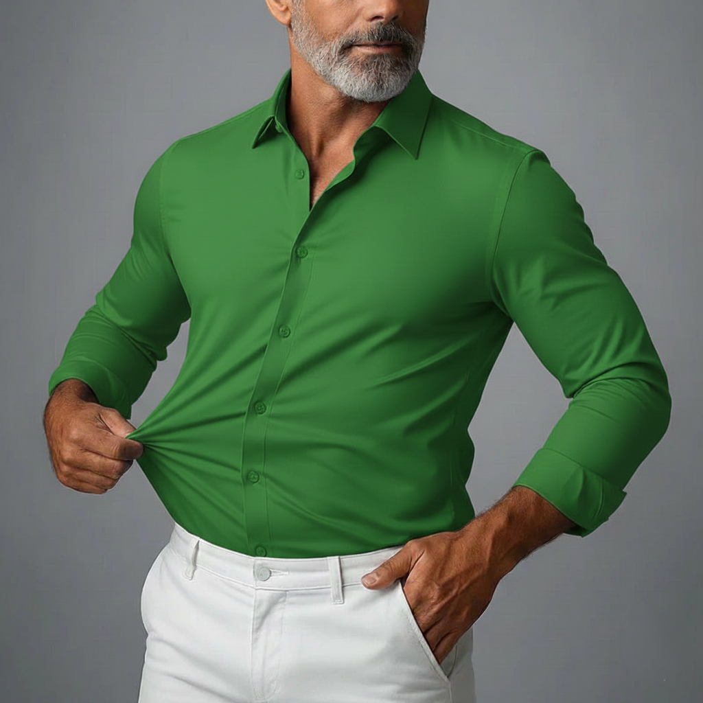 Herren Slim Fit Strech Hemd | Modern und Bequem