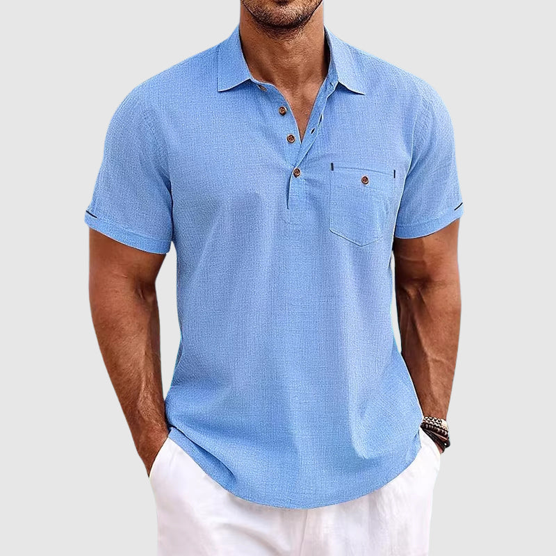 Herren Slim-Fit Poloshirt mit stilvoller Optik
