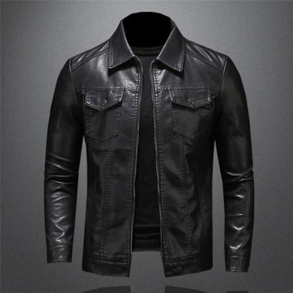 Elias | Herren Casual Biker-Reissverschlussjacke