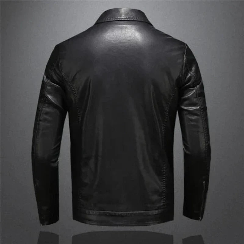 Elias | Herren Casual Biker-Reissverschlussjacke