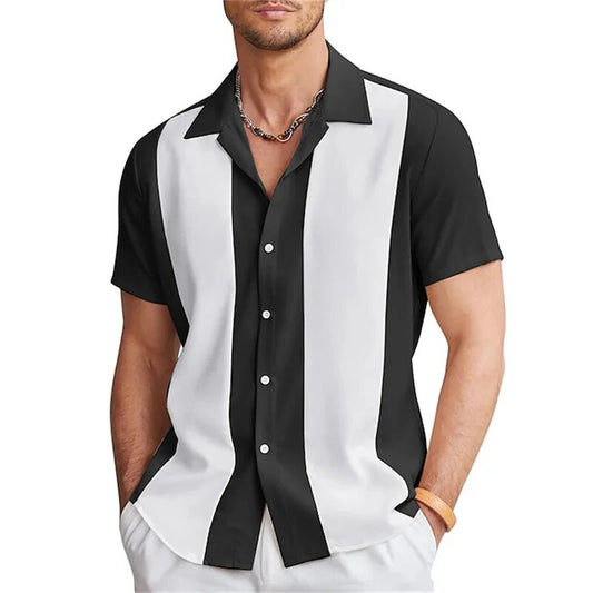 Herren Kurzarm Sommer Hemd