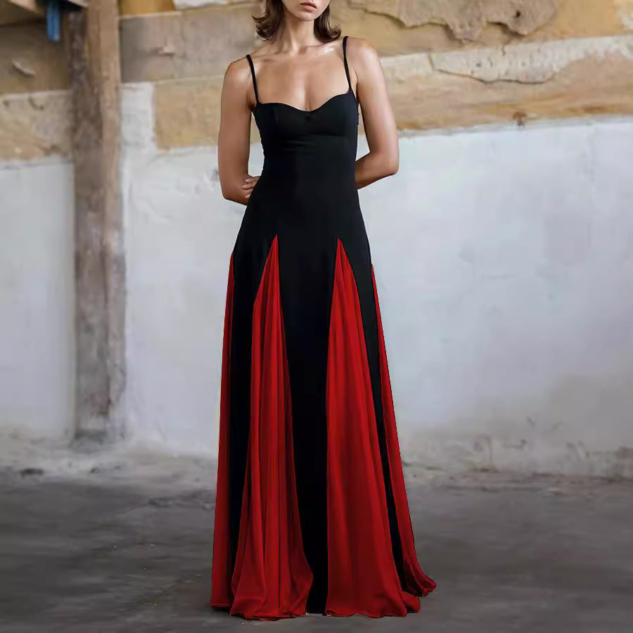 Langes Damen Abendkleid mit hohem Schlitz für besondere Anlässe