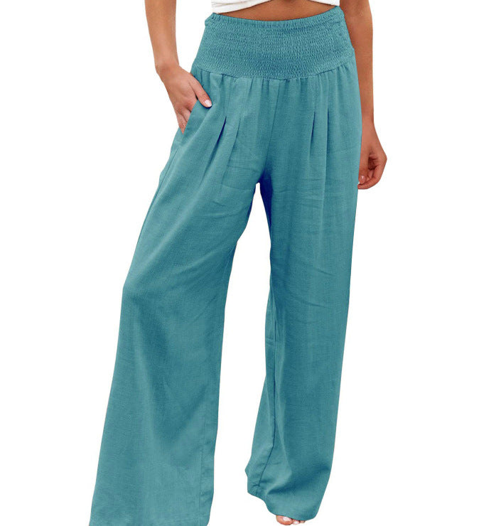 Luftige Damen Palazzo Hose