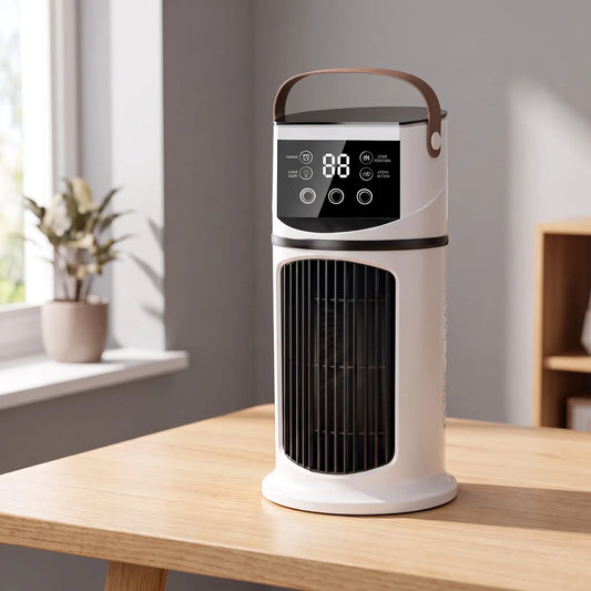Mobile Ventilator | Kompakt Leise Arbeitsplatz-Luftkühlung