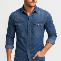 Noah | Herren Klassisches Jeanshemd