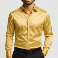 Thomas | Herren Klassiker Satin Businesshemd