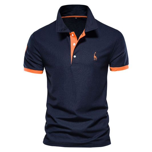 Herren Kurzarm Freizeit Slim Fit Poloshirt