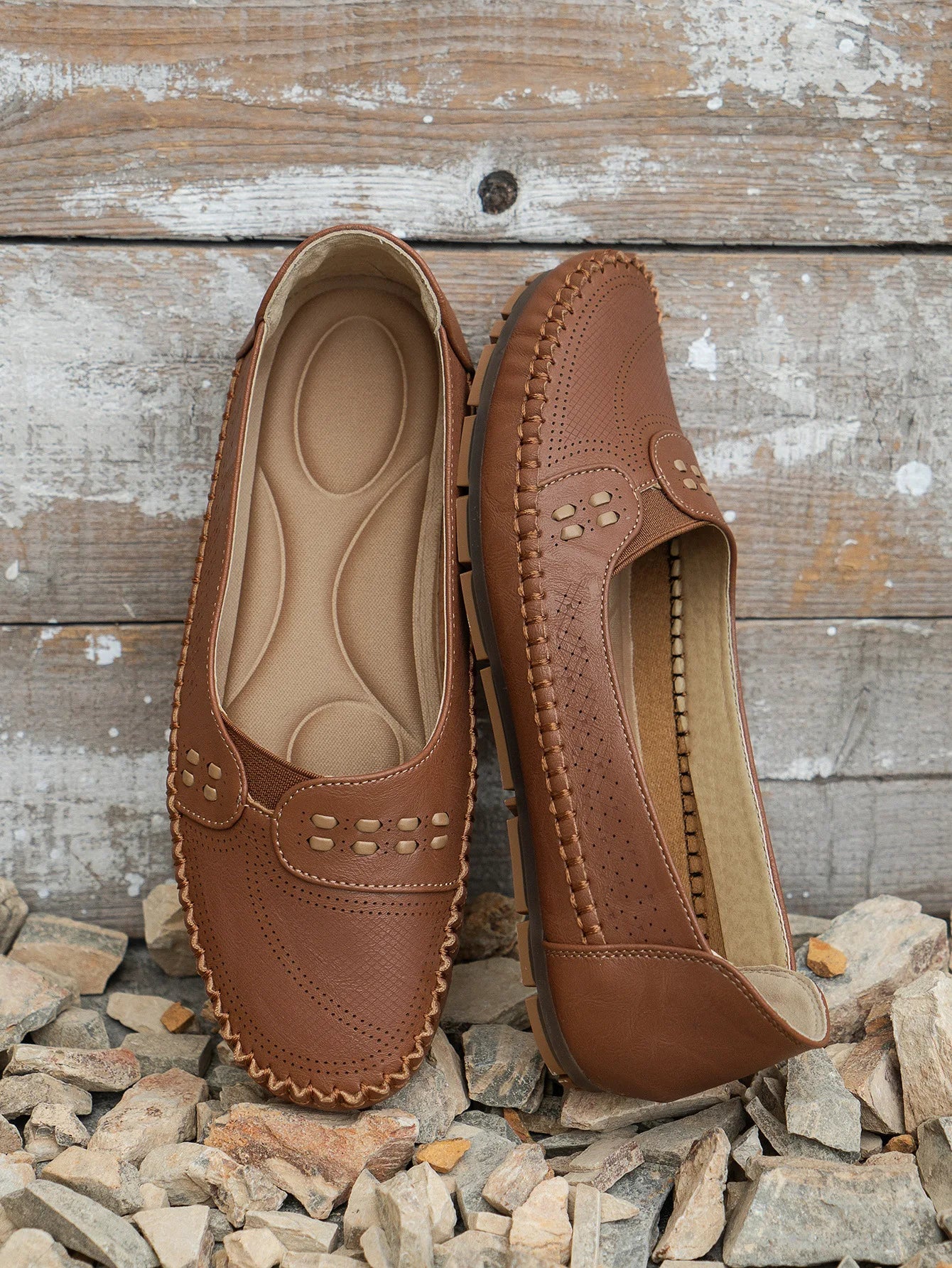Leni | Damen Lässig Gepolstert Slipper