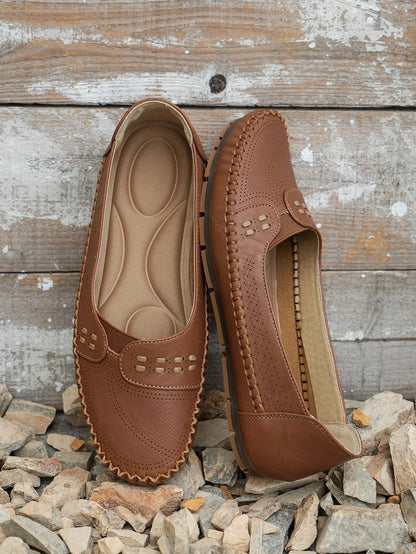 Leni | Damen Lässig Gepolstert Slipper