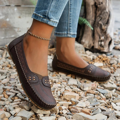 Leni | Damen Lässig Gepolstert Slipper