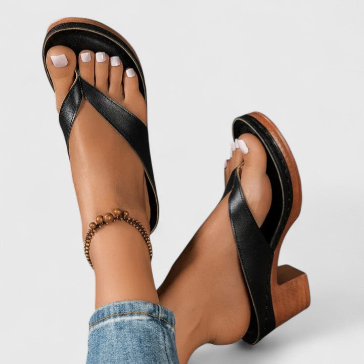 Damen Lässig Orthopädische Absatz Sandalen