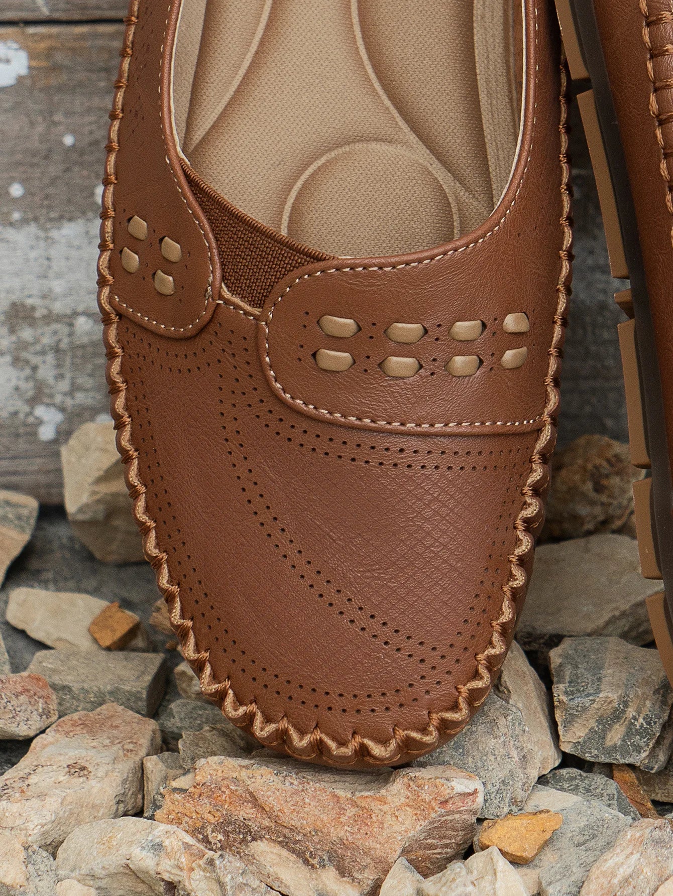 Leni | Damen Lässig Gepolstert Slipper