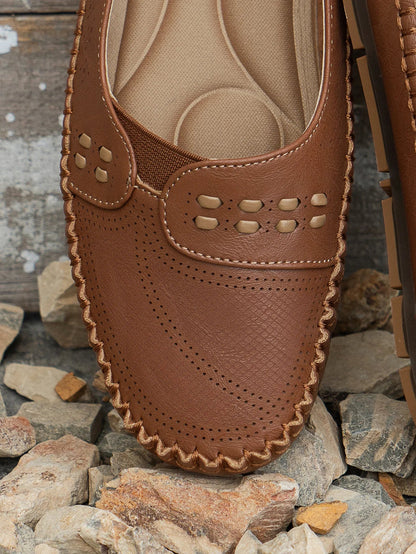 Leni | Damen Lässig Gepolstert Slipper