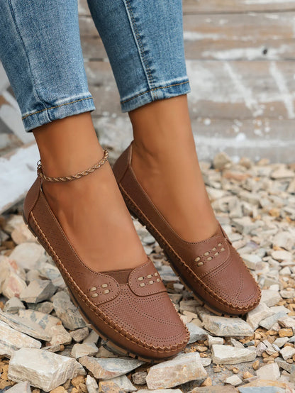 Leni | Damen Lässig Gepolstert Slipper