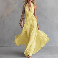Anneliese | Damen Ärmelloses Sommer Maxikleid