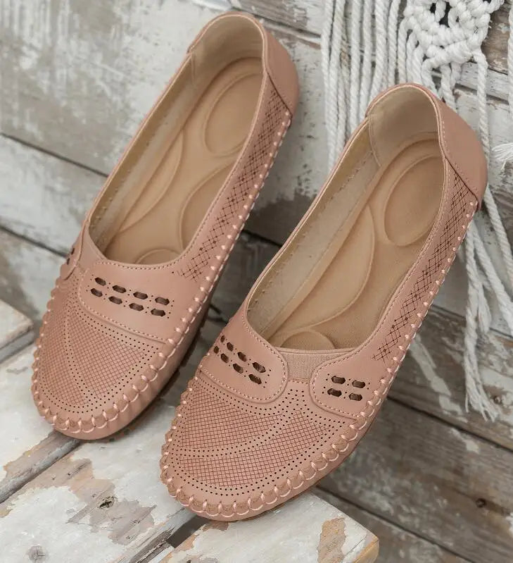 Leni | Damen Lässig Gepolstert Slipper