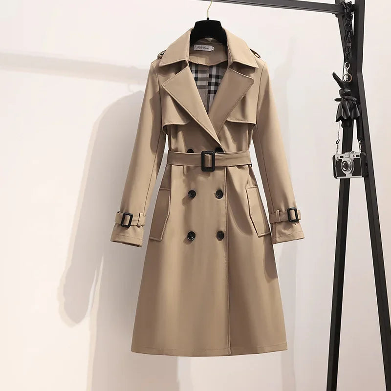 Damen Gürtelter Trenchcoat | Elegantes Design für jede Saison