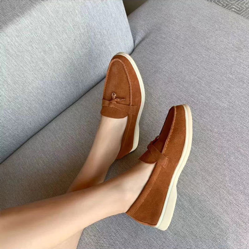 Damen Lässige Flache Casual Loafer