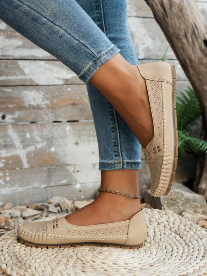 Leni | Damen Lässig Gepolstert Slipper