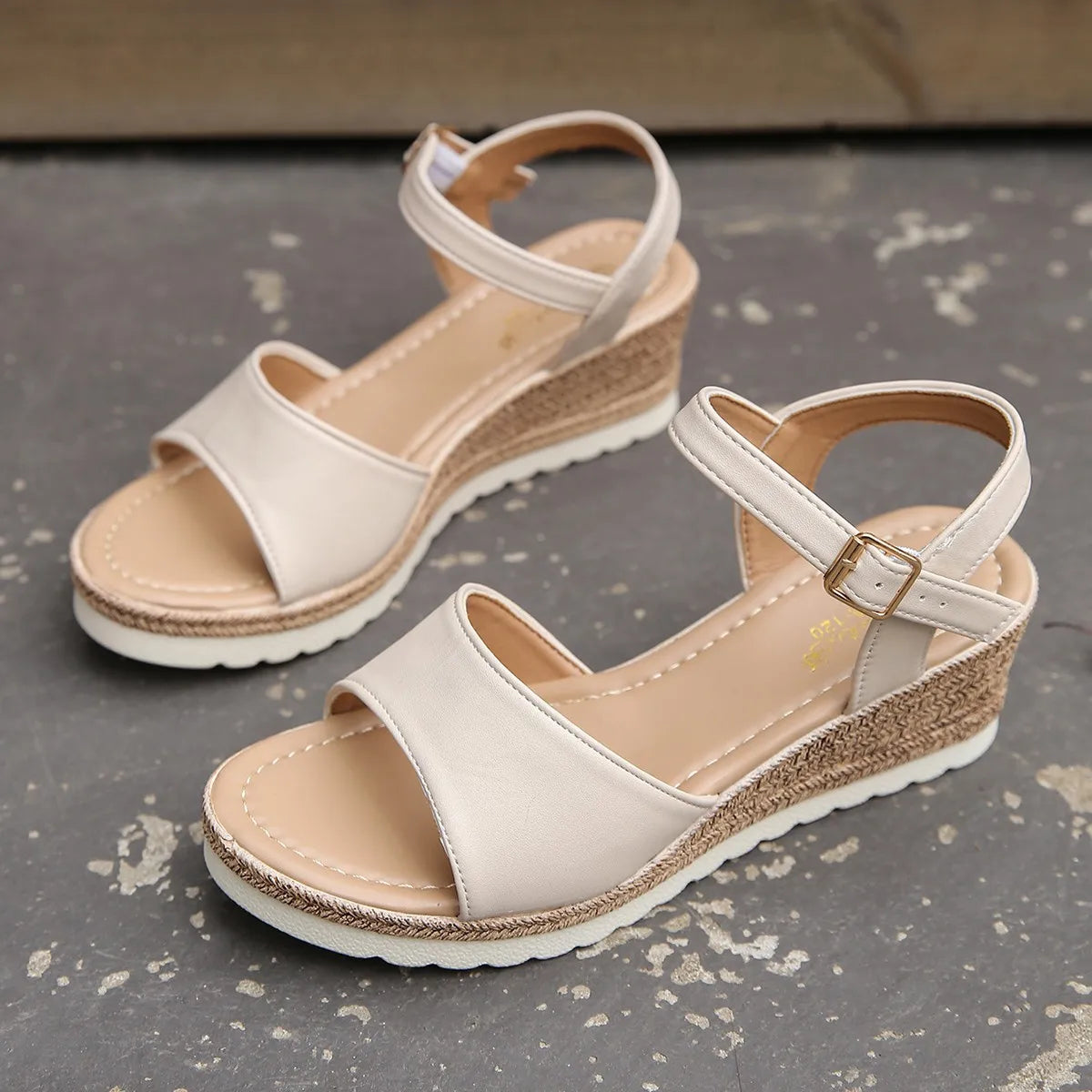 Damen Sommer Wedge Absatz Sandalen