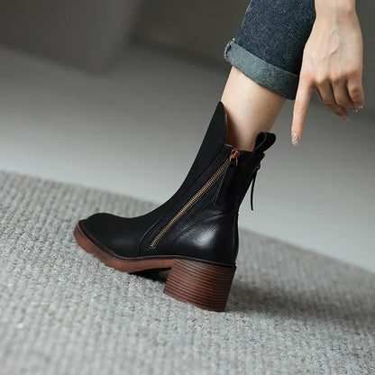 Selina | Damen Blockabsatz Stiefeletten