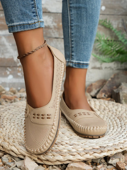 Leni | Damen Lässig Gepolstert Slipper
