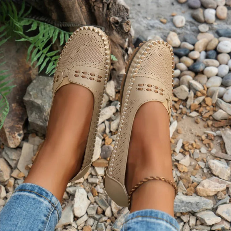 Leni | Damen Lässig Gepolstert Slipper