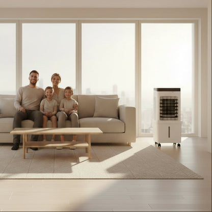 Mobile Luftkühler Ventilator Mit Rollen | Klimagerät Luftbefeuchter Rollbar für Zuhause