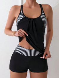 Sandra | Damen Sommer Racerback Tankini Badeanzug
