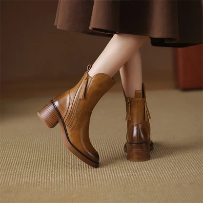 Selina | Damen Blockabsatz Stiefeletten