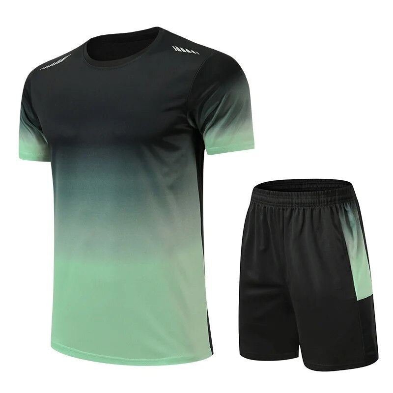 Herren Sport-Set | Schnelltrocknende Shorts und T-Shirt für Workout und Activewear