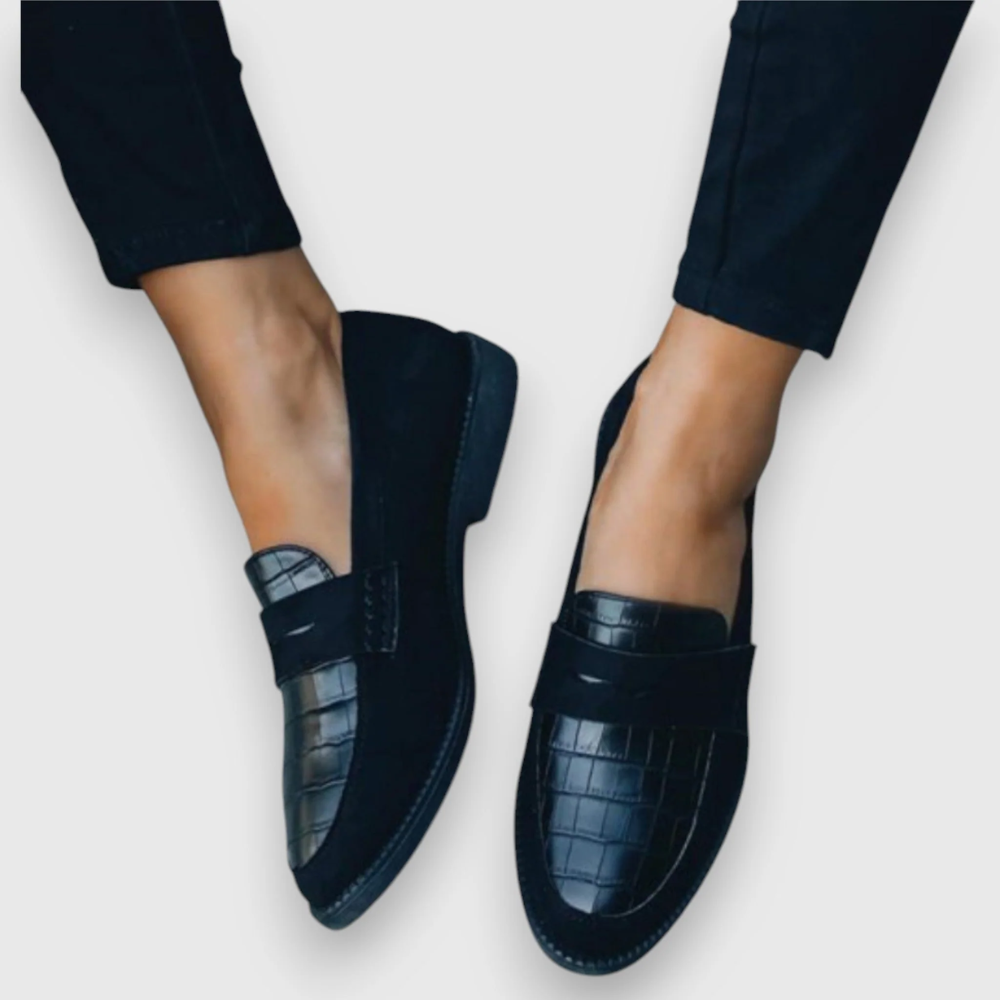 Damen Schlupfdesign Casual Loafer Schuhe