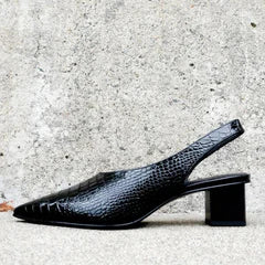 Elegante Orthopädische Pumps mit Kroko-Design für Damen