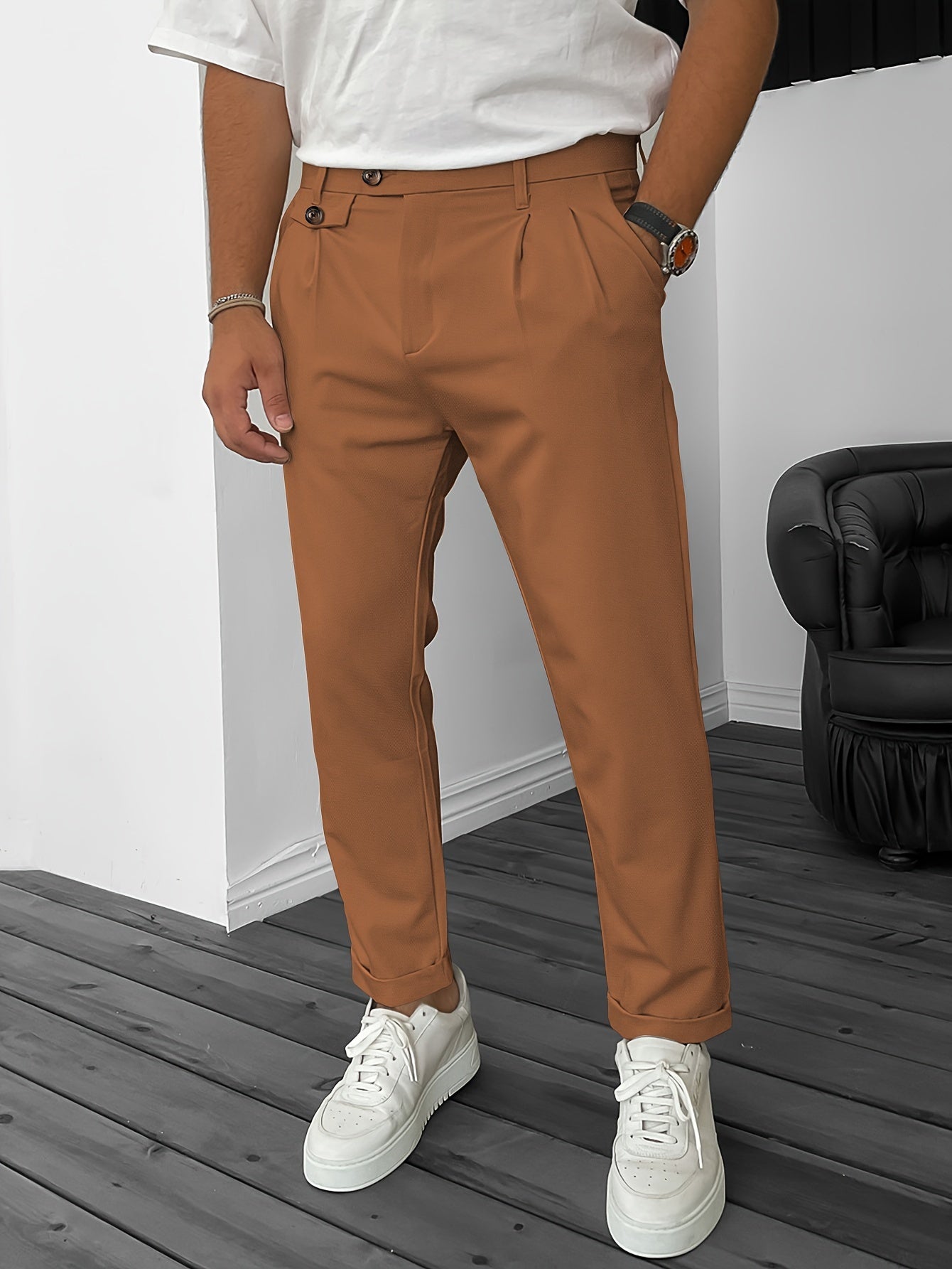 Stretch-Herrenhose für geschäftliche Anlässe