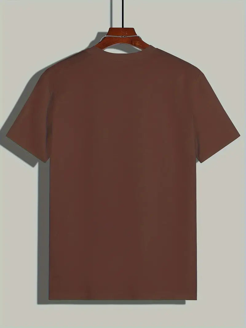 Herren Sommer Kurzarm Slim Fit T-shirt