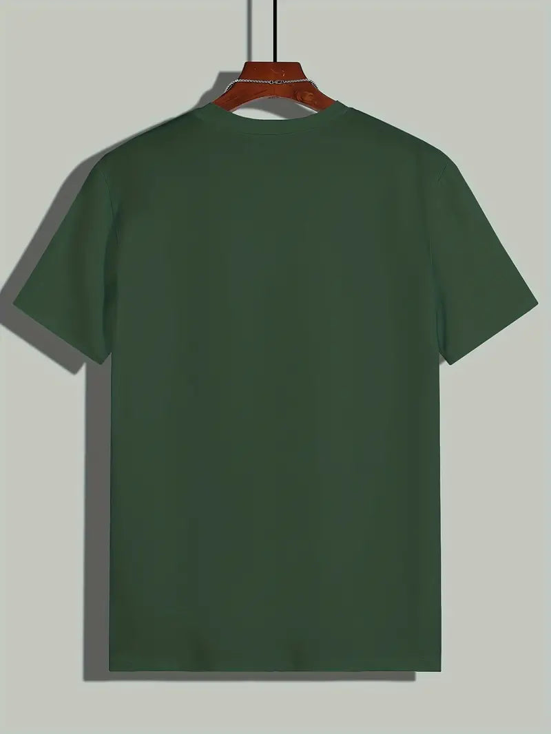 Herren Sommer Kurzarm Slim Fit T-shirt
