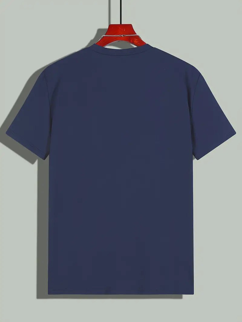 Herren Sommer Kurzarm Slim Fit T-shirt