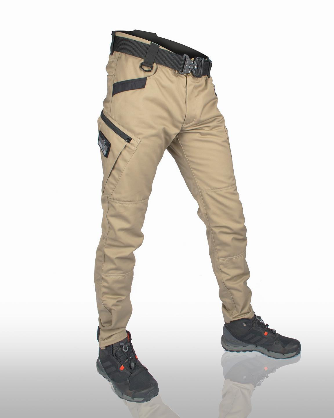 Herren Taktische Cargohose | Outdoor Arbeitshose mit geradem Schnitt