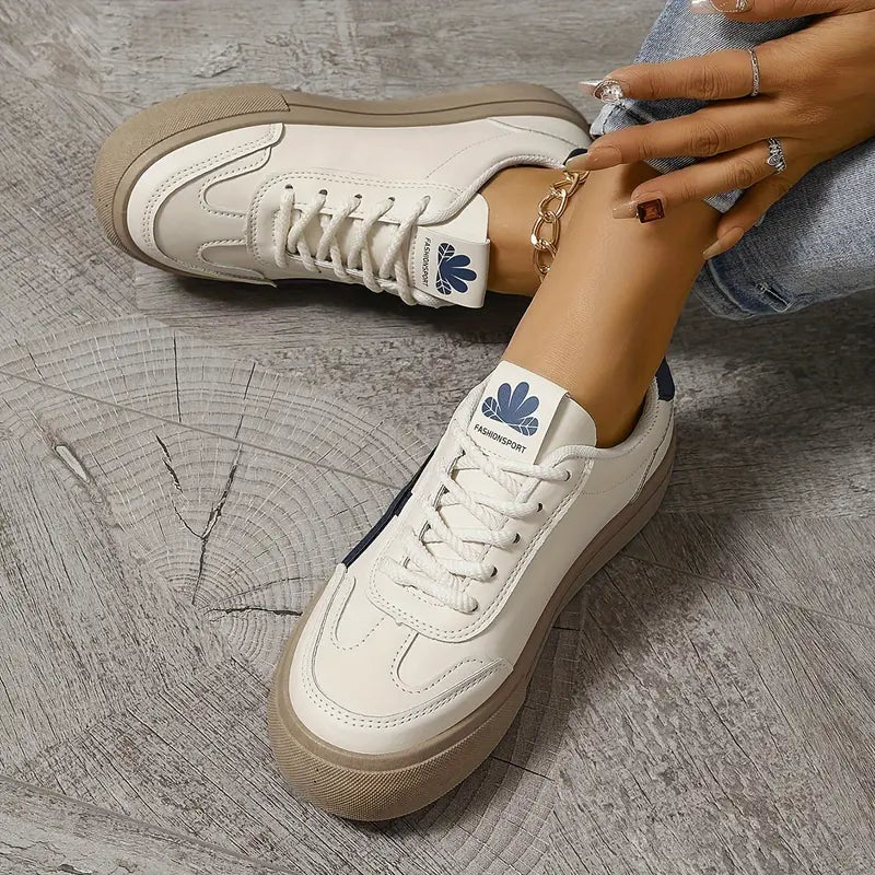 Damen Lässig Orthopädische Plateau Sneaker