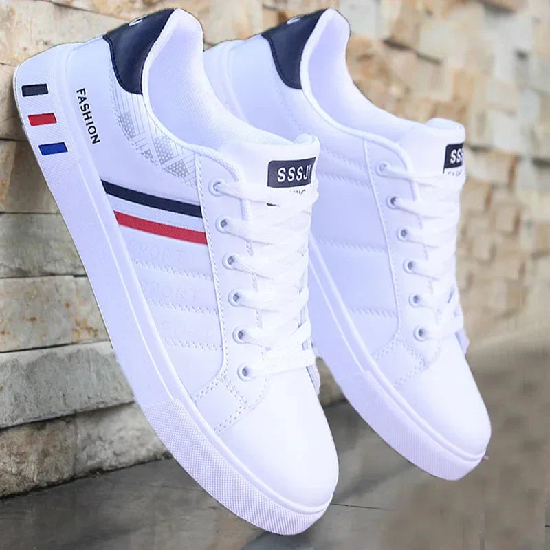 Herren Lässig Streifen Detail Freizeit Sneakers