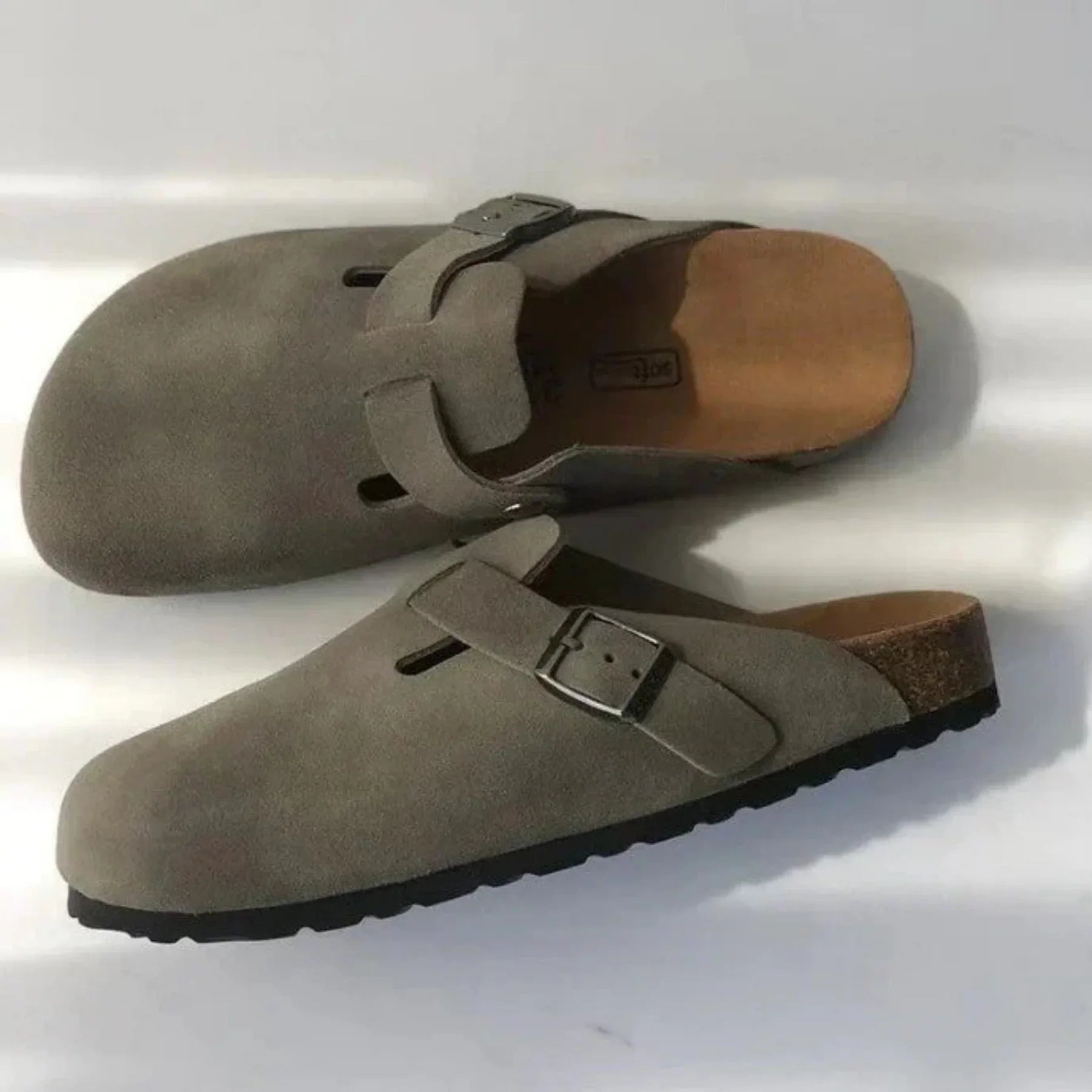 Herren Lässig Schnalle Slip-On Mules Sandalen