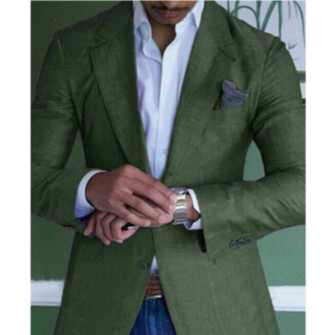 Herren Lässig Slim Fit Reverskragen Business Blazer