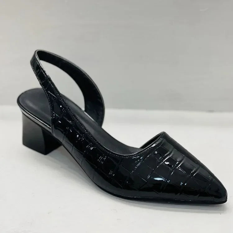 Elegante Orthopädische Pumps mit Kroko-Design für Damen